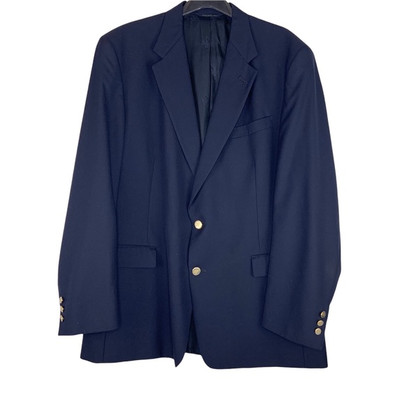 Burberry Other - Burberry Vintage Navy Blue Blazer 2 Button Front